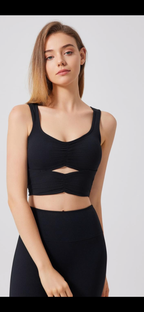 Aura Ruched Top Black