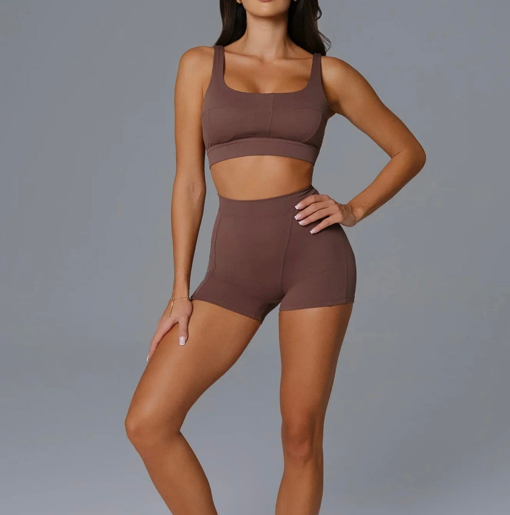 ÉTER Shorts Siluete CACAO