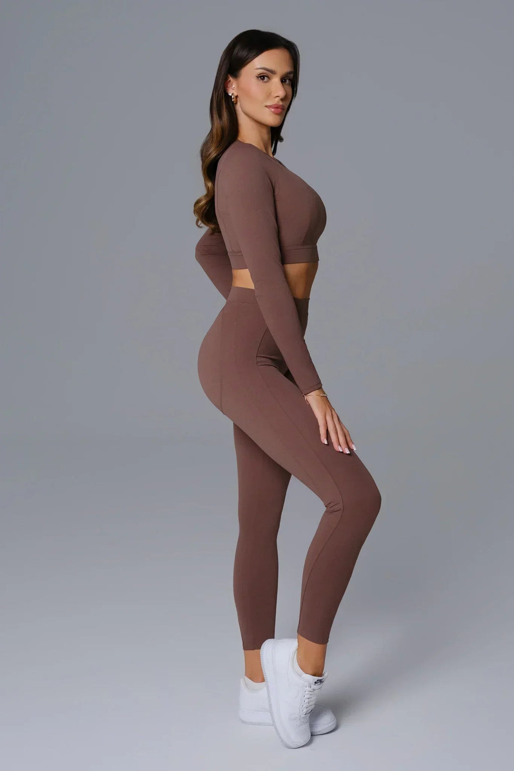 ÉTER Legging Siluete CACAO