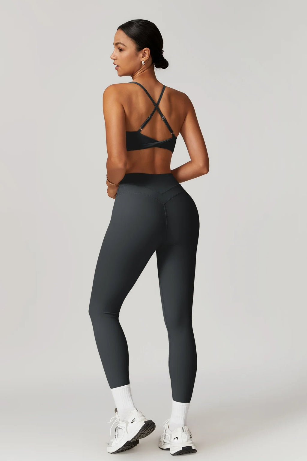 Essencial Support Bra Top Gray