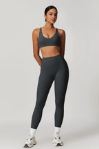 Essencial Support Bra Top Gray