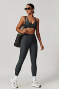 Sculpted Waist Legging - Gray