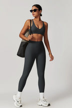 Essencial Support Bra Top Gray