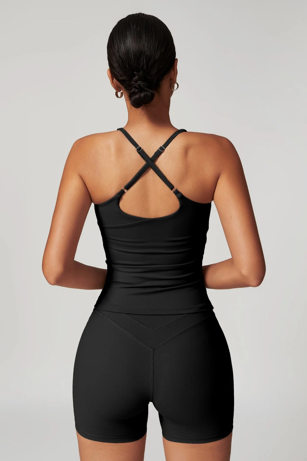 High Waist Biker Short Black