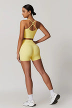 High Waist Biker Short Butter
