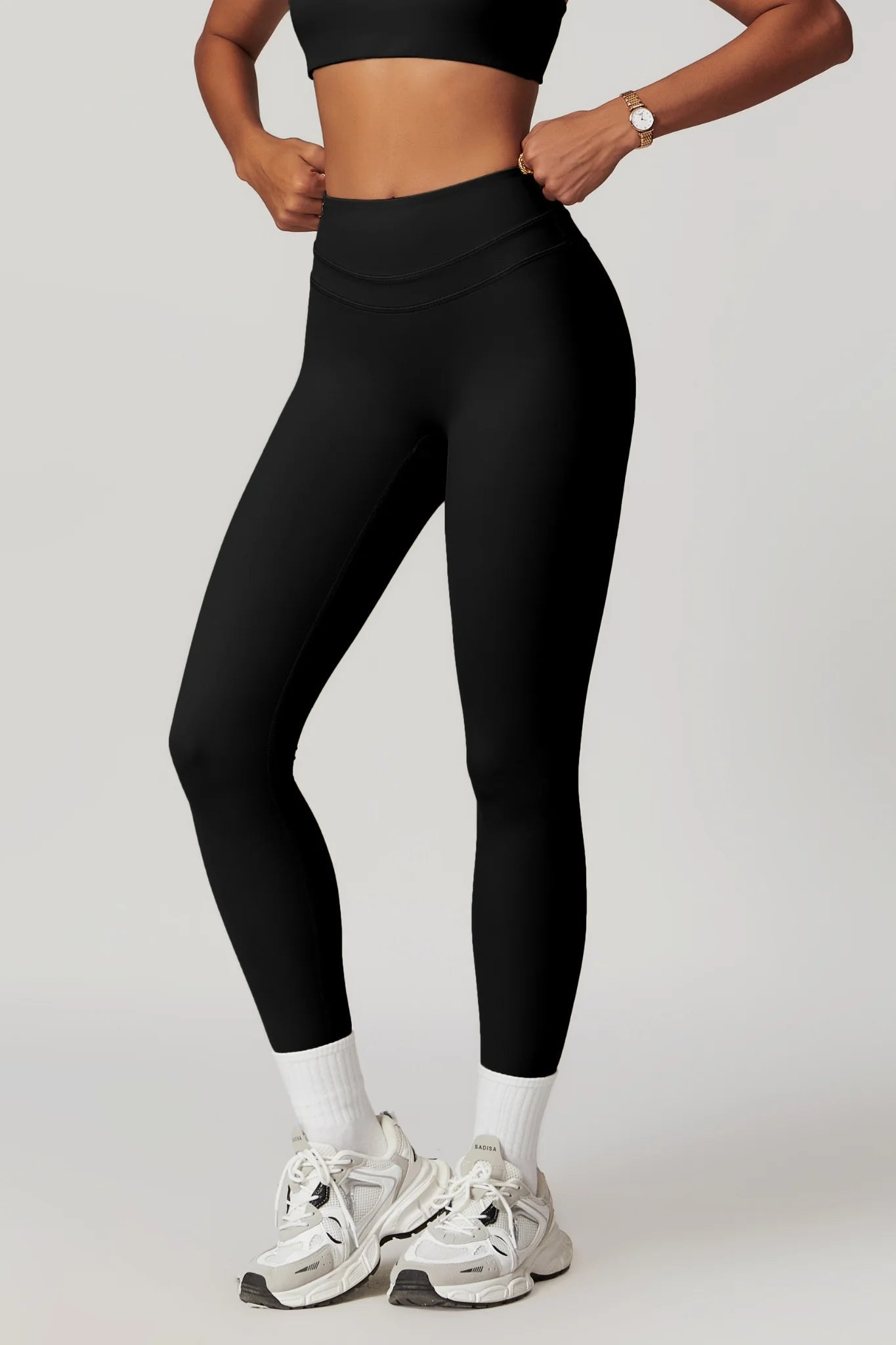 Sculpted Waist Legging - Black