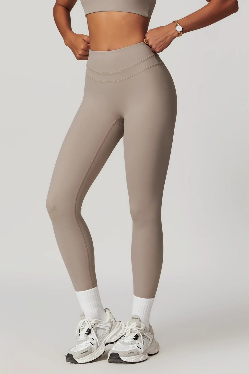 Sculpted Waist Legging - Nude