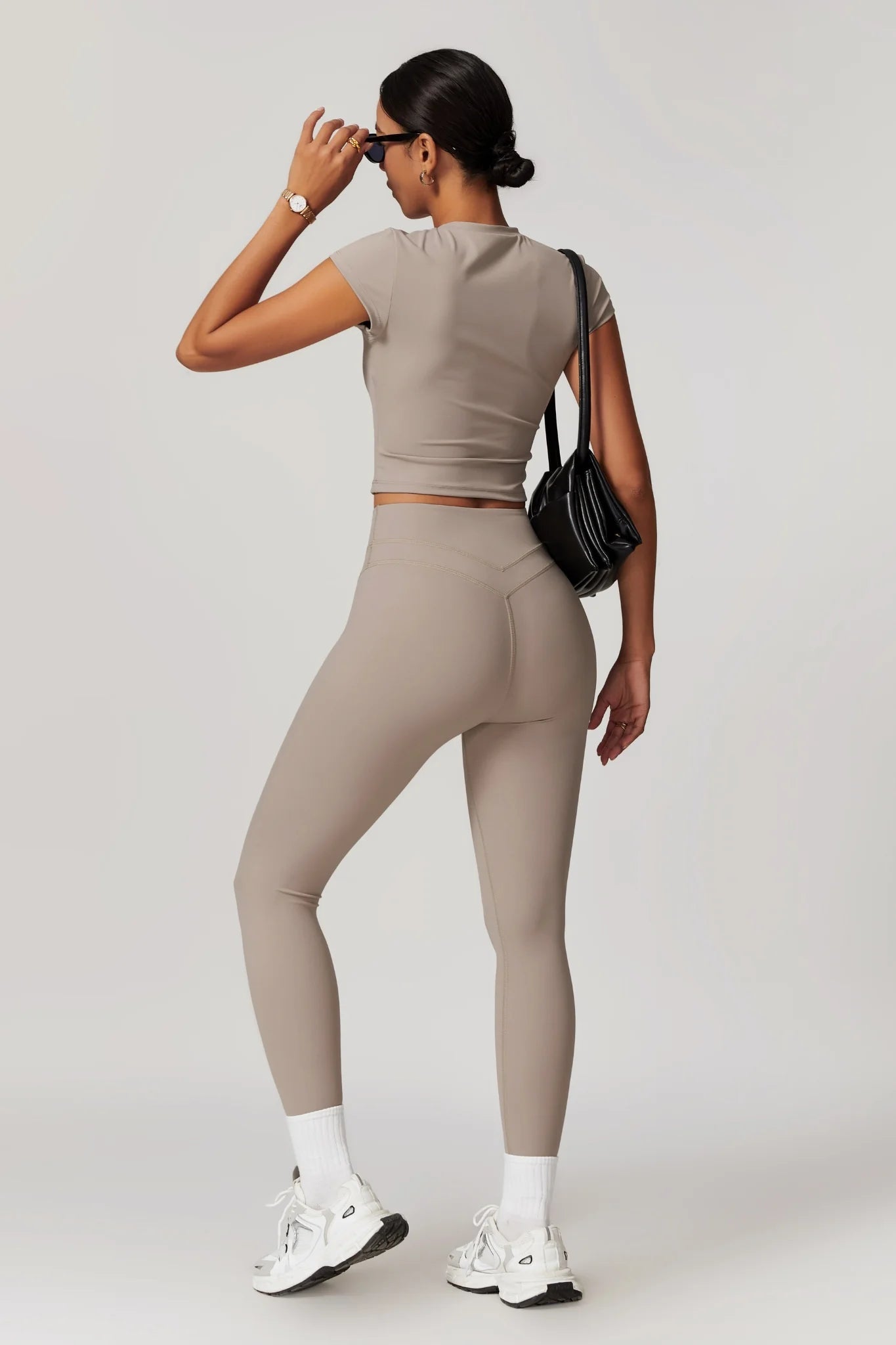 Sculpted Waist Legging - Nude